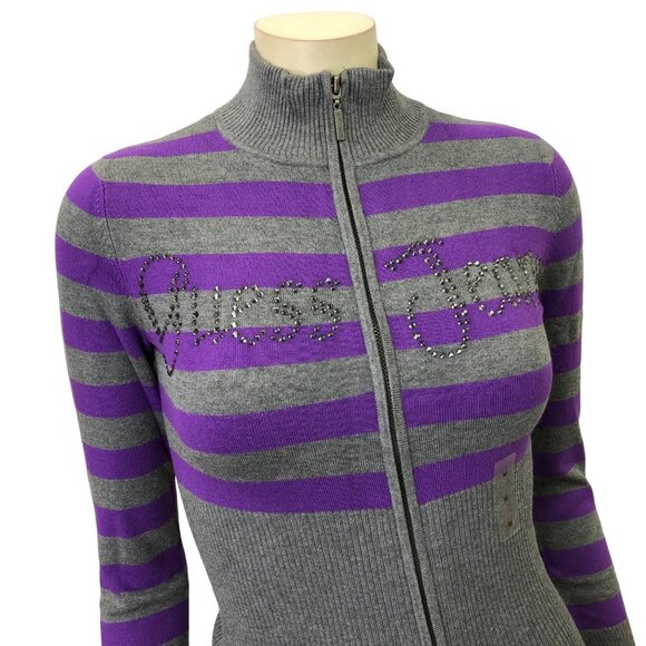 GUESS FULL ZIP MOCK NECK LG NEW WITH TAG - Picture 4 of 9